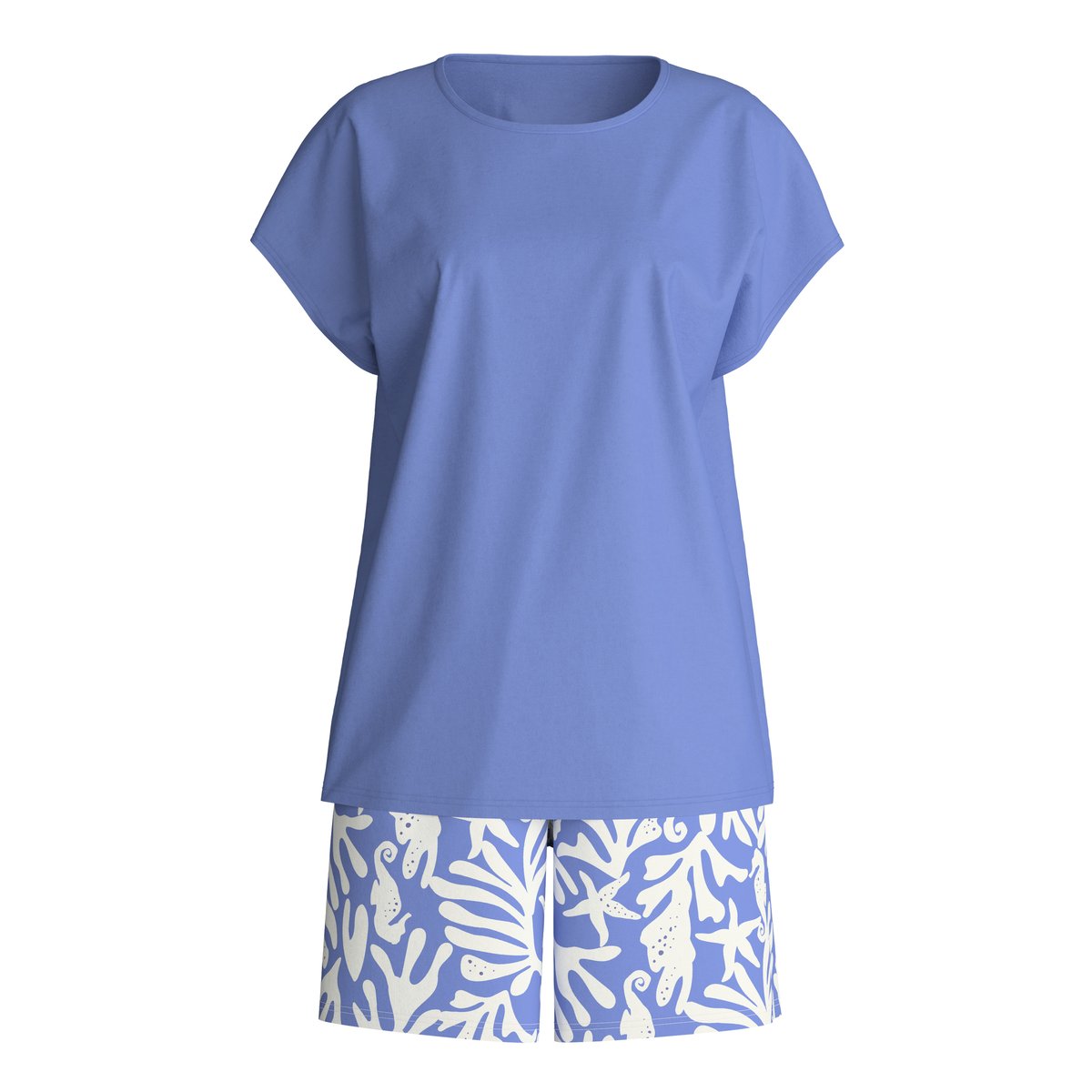 Pyjama court manches courtes Coton COTTON SPECIAL persian jewel, CALIDA