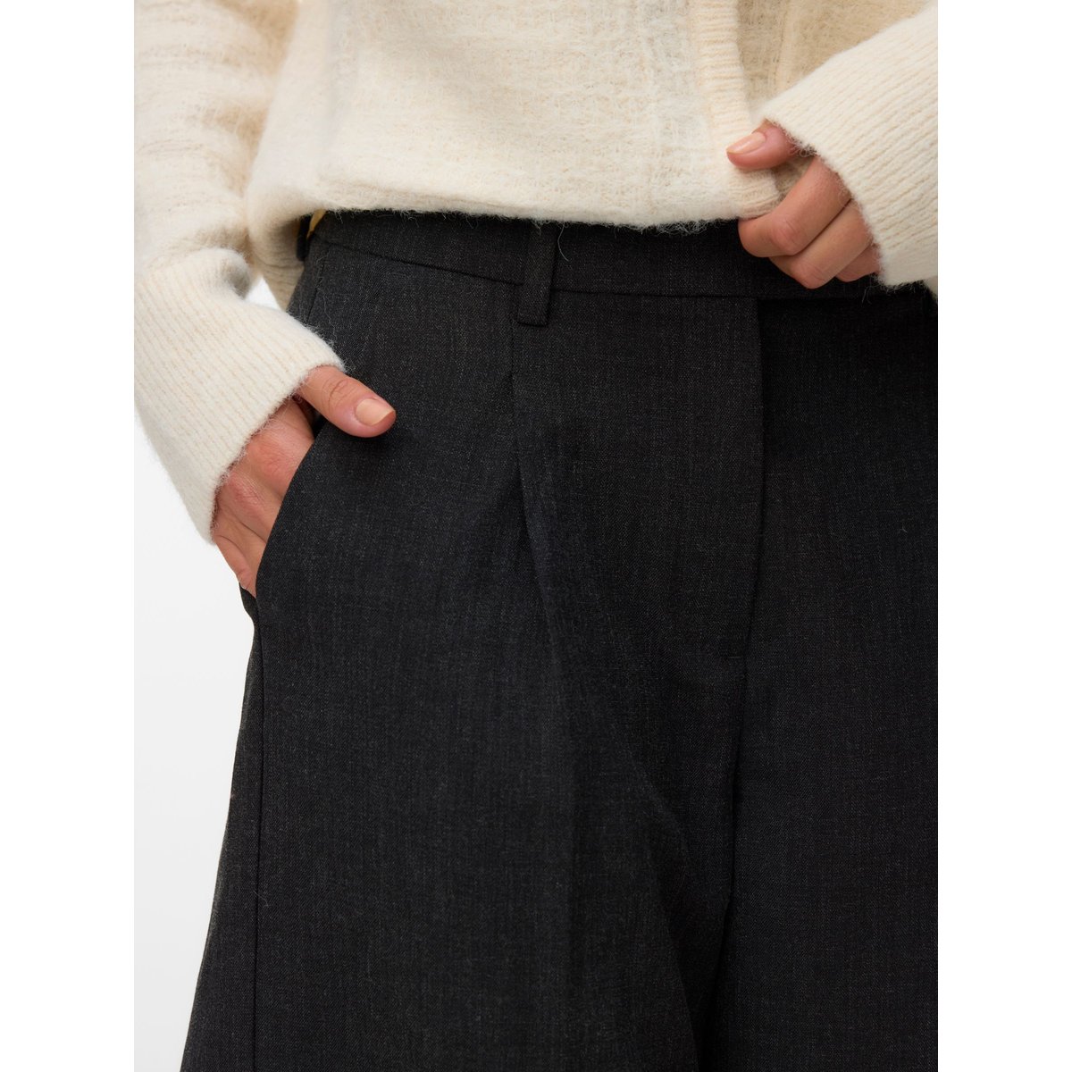 Bermuda dark grey melange, VERO MODA
