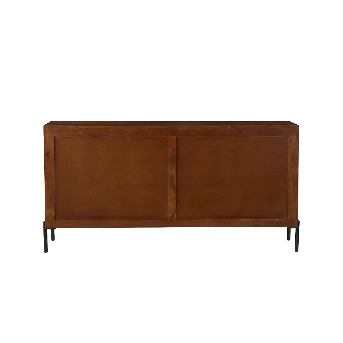 Buffet 4 portes en bois de manguier et métal NAYELI bois foncé, MADE IN MEUBLES