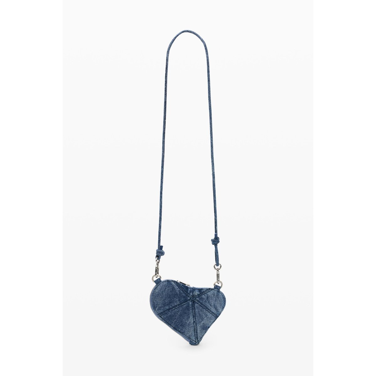Petit porte-monnaie cœur à bandoulière bleu, DESIGUAL