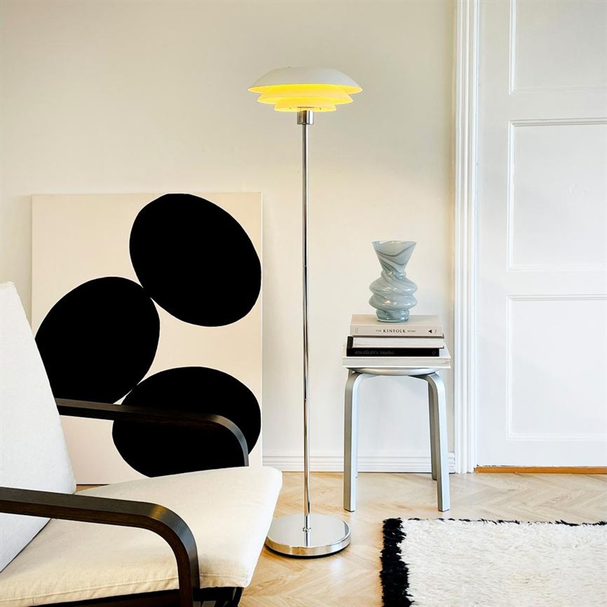 Lampadaire DL31 blanc, DYBERG LARSEN