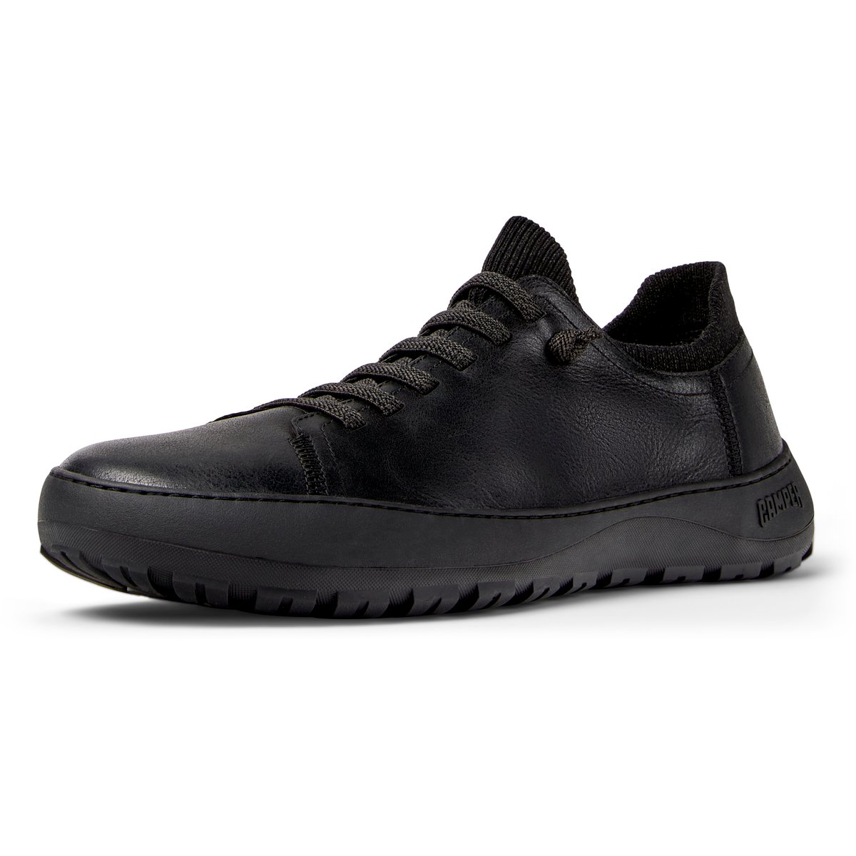 Baskets Peu Serra Suede Leather noir, CAMPER