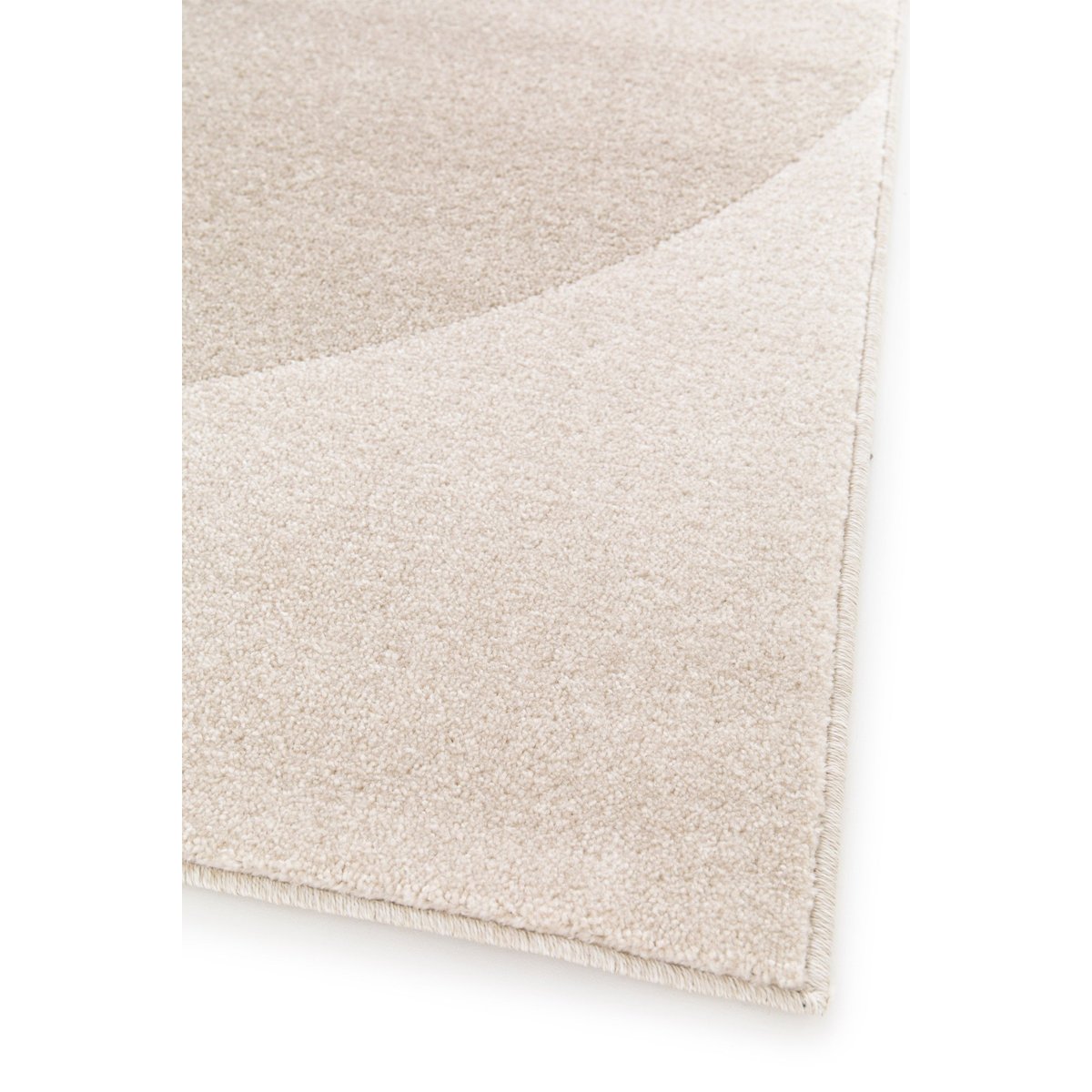 Tapis super doux très graphique PHOEBUS beige sable, AFK LIVING