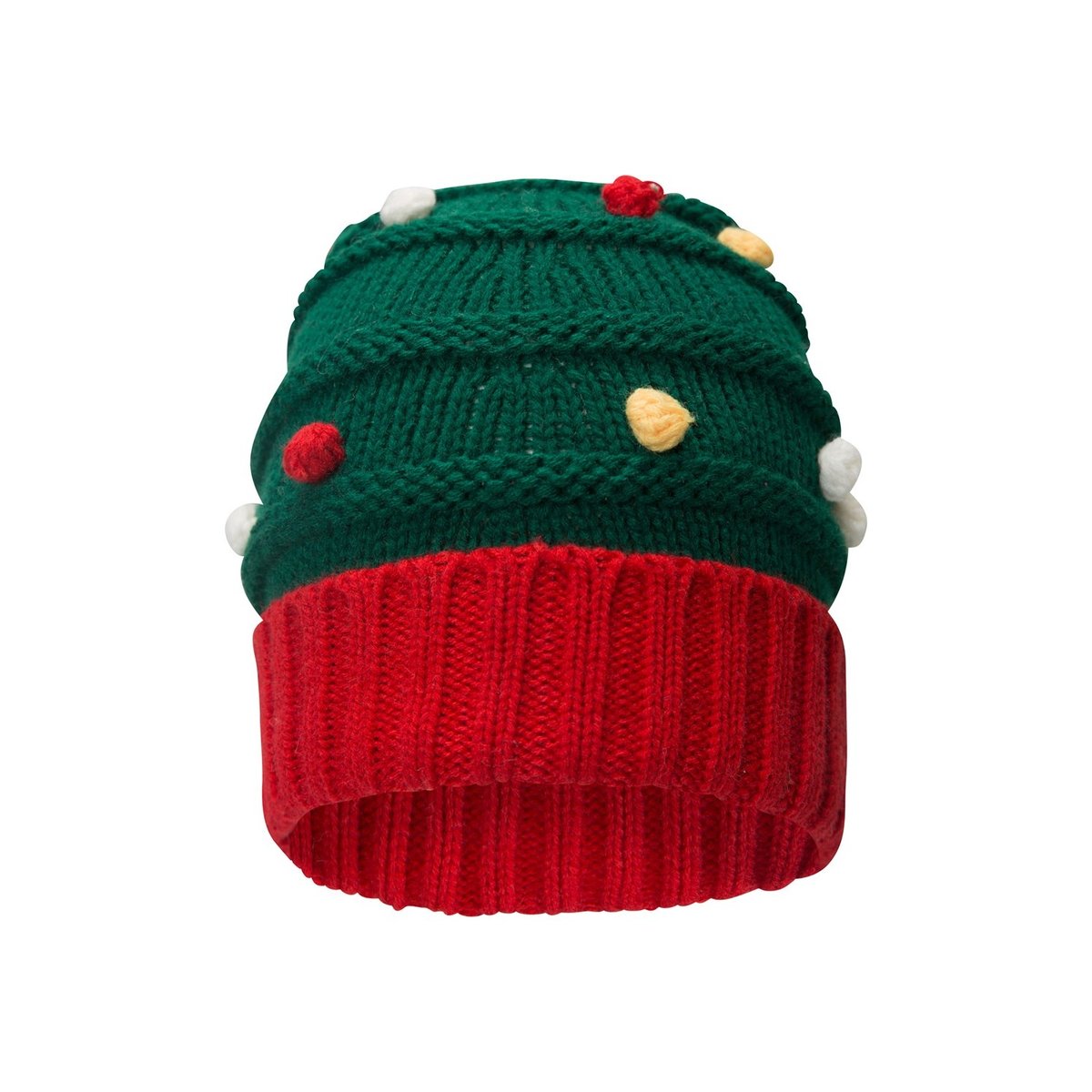 Bonnet motif/style sapin de Noël vert / rouge / jaune, MOUNTAIN WAREHOUSE