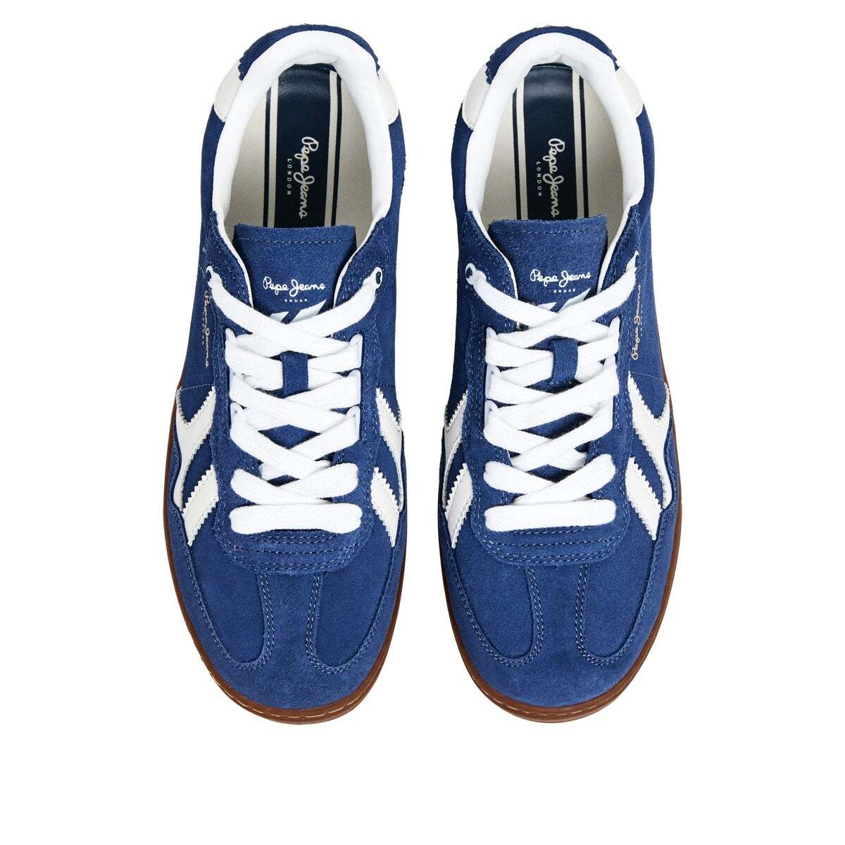 Ball - Baskets Rétro En Daim bleu marine, PEPE JEANS