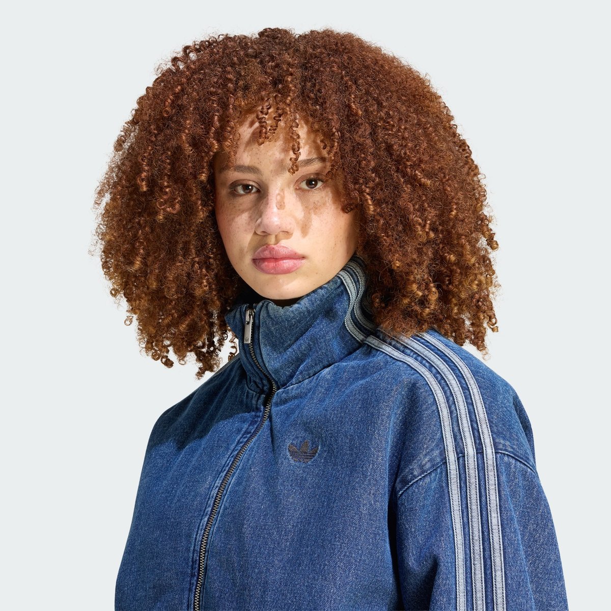 Veste Firebird indigo denim, adidas Originals