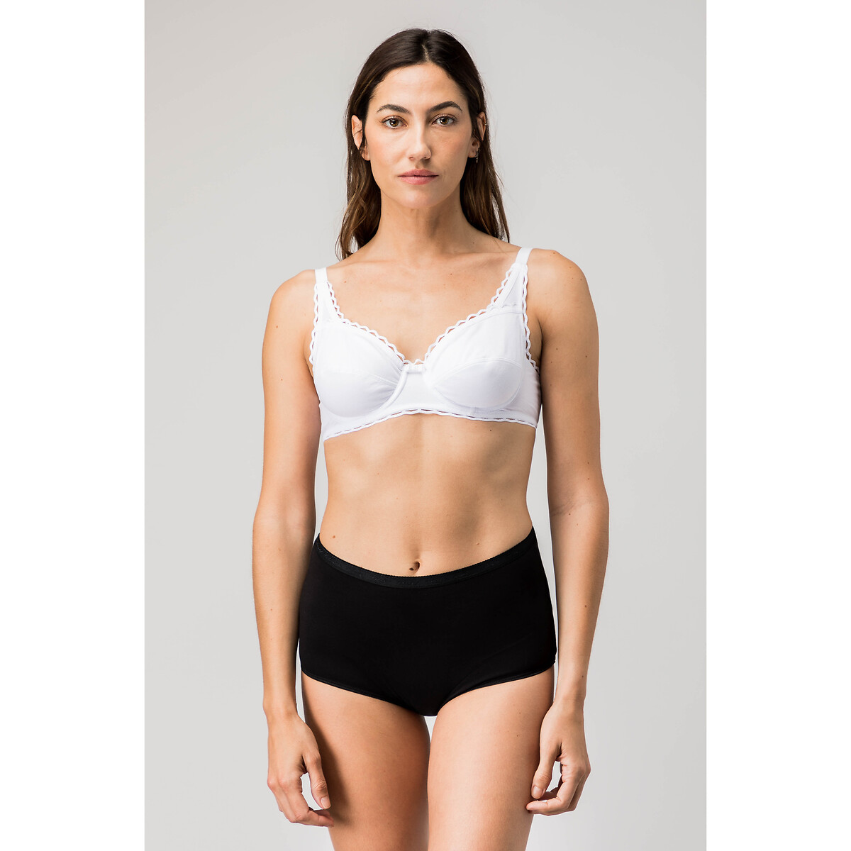 Confezione da 3 + 1 gratuito culotte maxi in cotone bio nero + nero + nero + nero, PLAYTEX