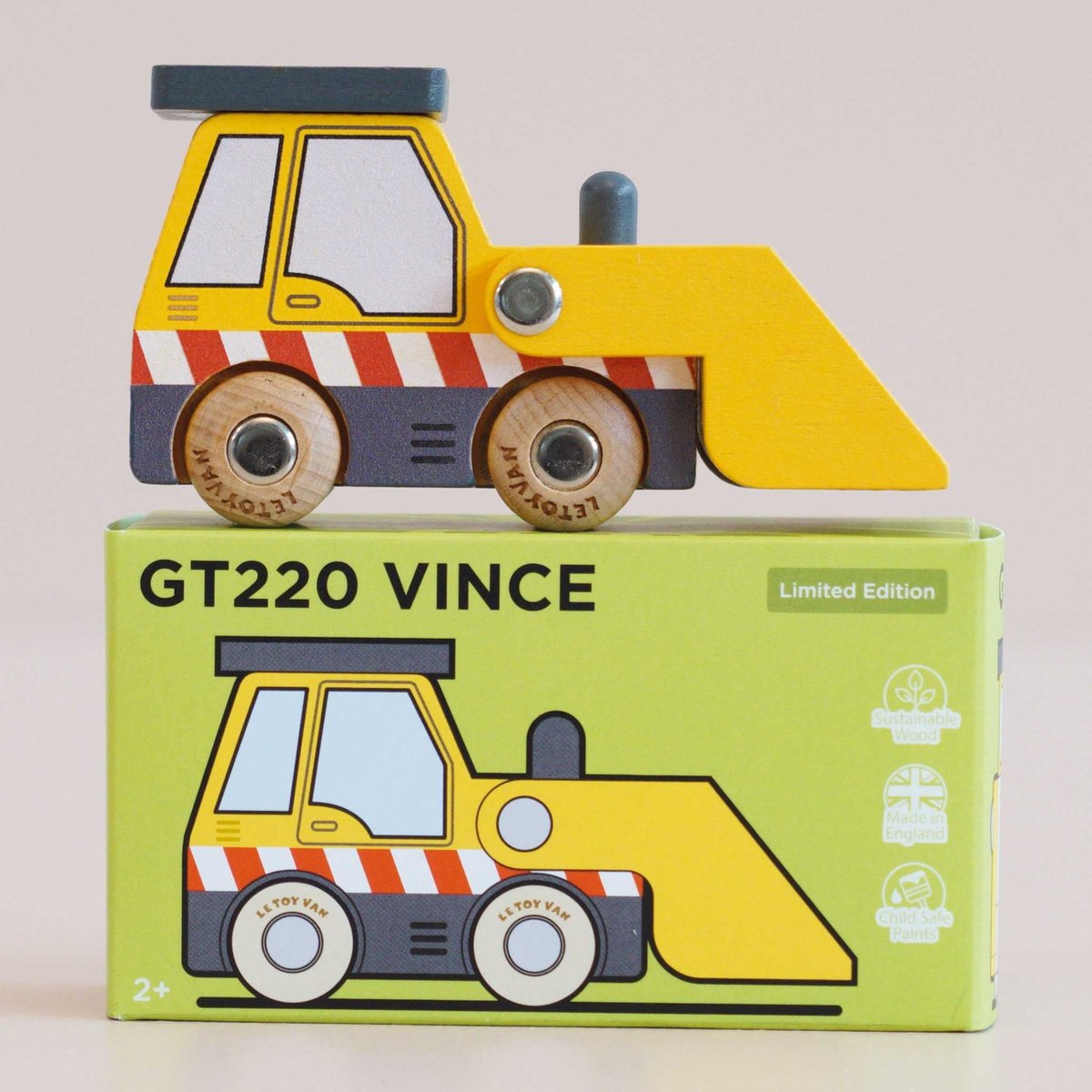 Bulldozer Vince No 38 jaune, LE TOY VAN