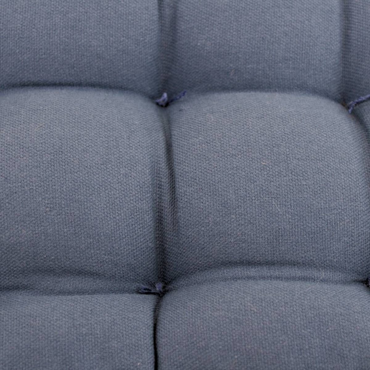 Lot de 4 galettes de chaise en coton à motifs bleu, ORNAMI