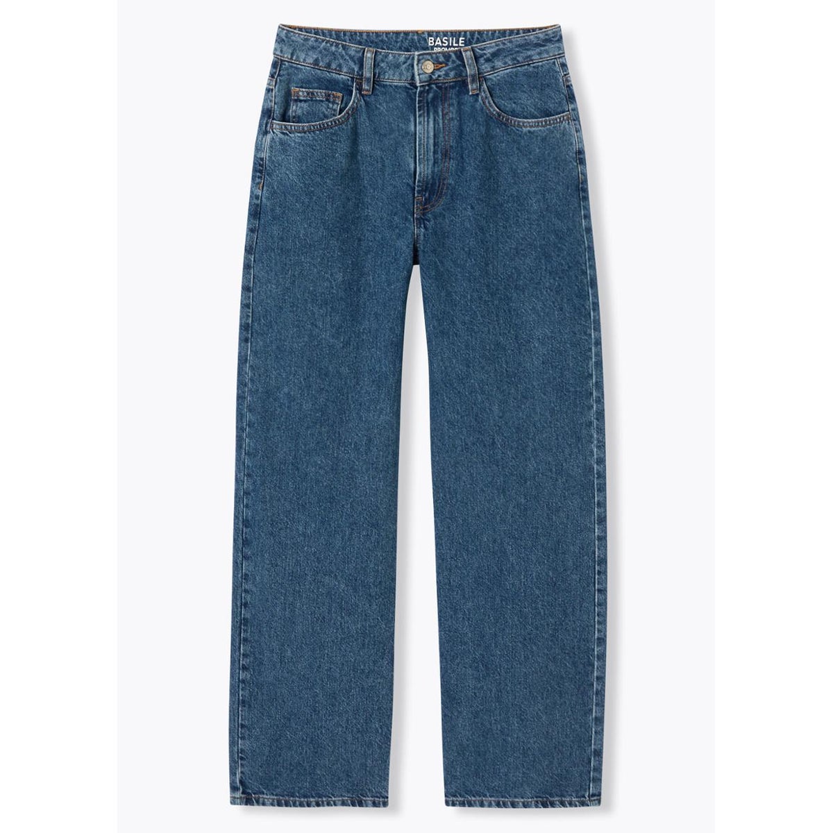 BASILE jean droit taille haute jean moyen, PROMOD