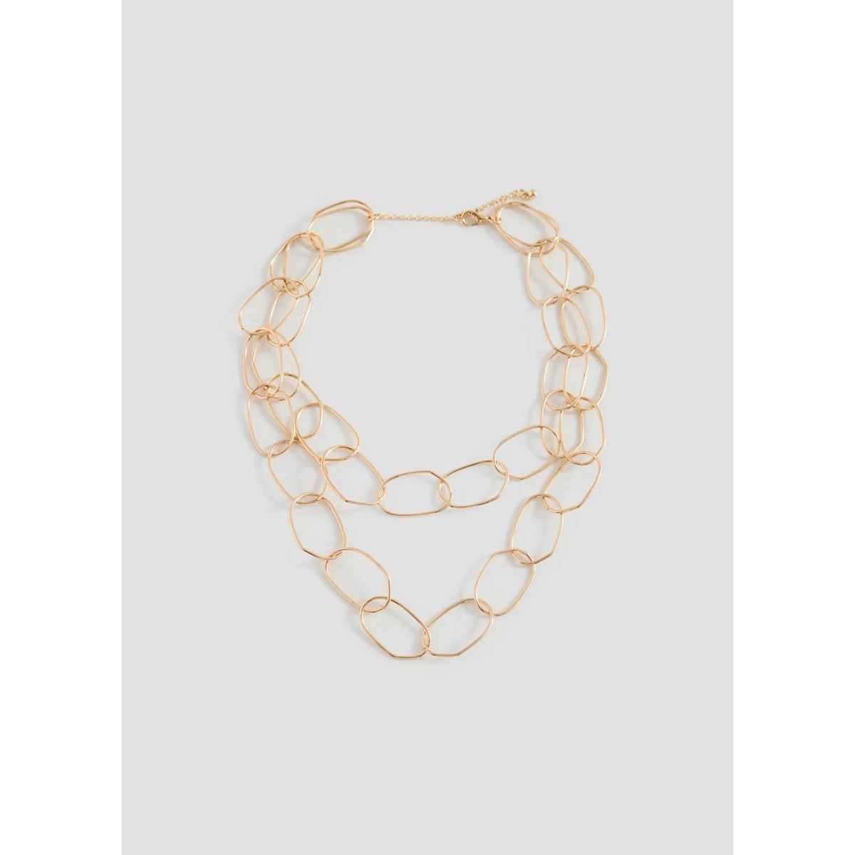 Collier double chaîne or, MANGO TEEN
