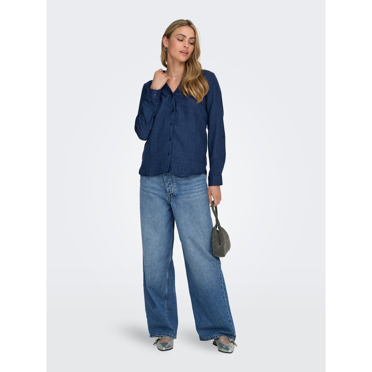 Chemise dark blue denim, ONLY