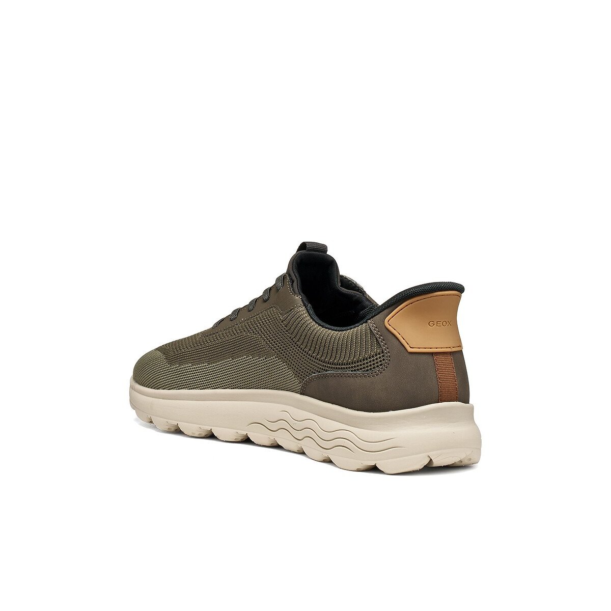 Baskets respirantes, SPHERICA PLUS, FAST-IN kaki, GEOX