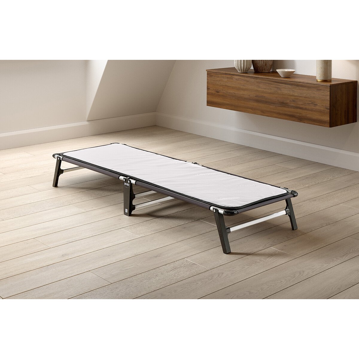 Jay-Be® Lite Folding Bed with e-Fibre Insulator Pad black, JAY-BE