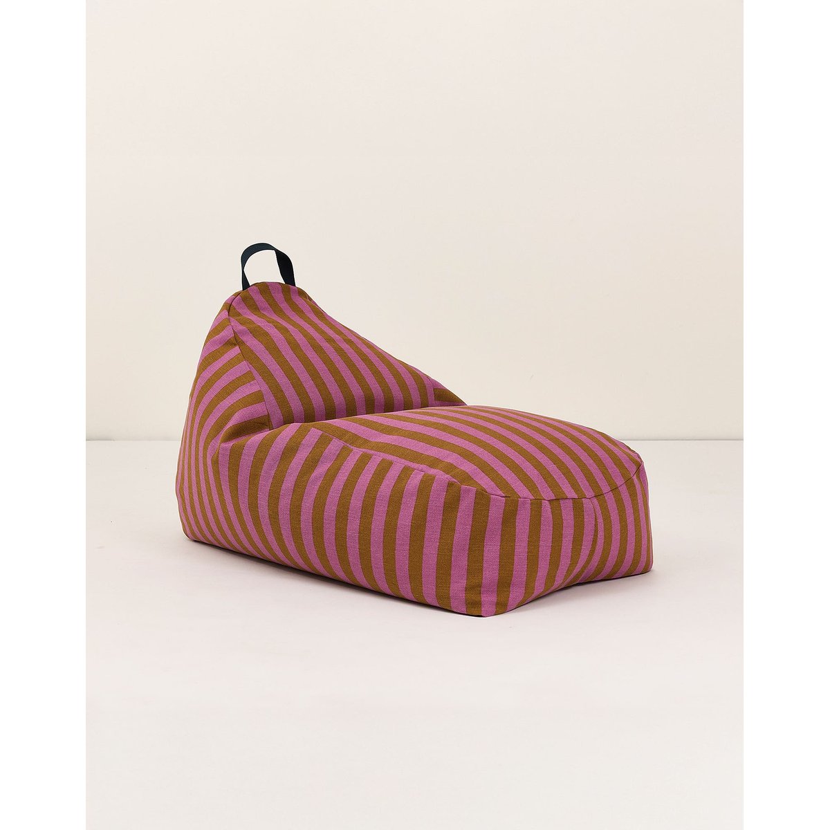 Pouf long - taille enfant - Bliss pink curry stripes, NOBODINOZ