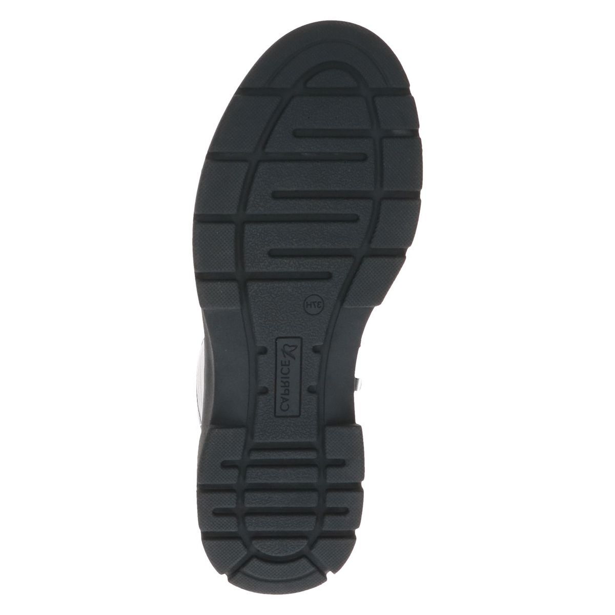 Bottine en cuir noir nappa, CAPRICE