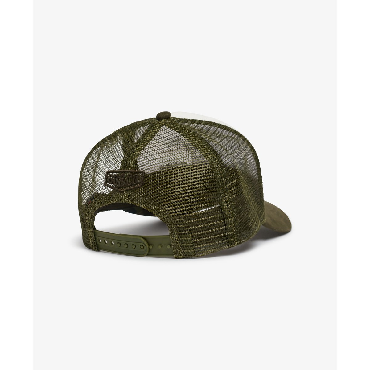 Casquette Trucker en Mesh kaki/écru, SUPERDRY