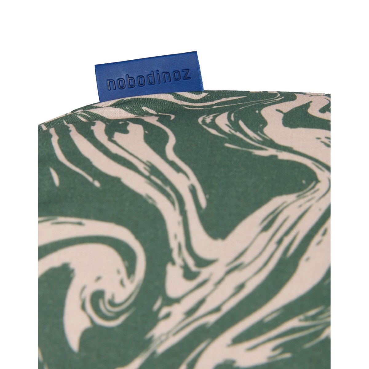Coussin traversin Charlie green marble, NOBODINOZ