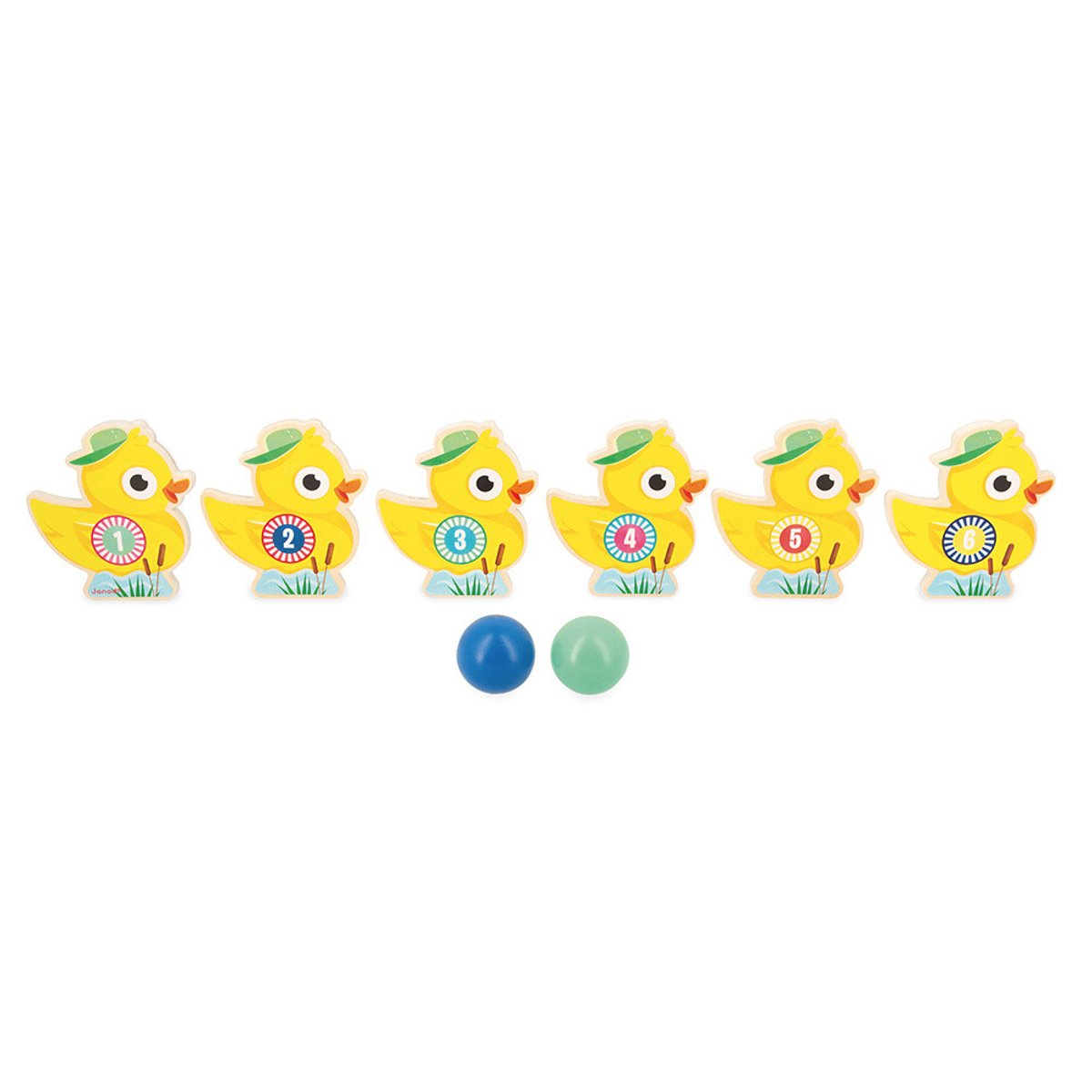Jeu De Quilles En Bois, Jeu D'adresse multicolore, JANOD