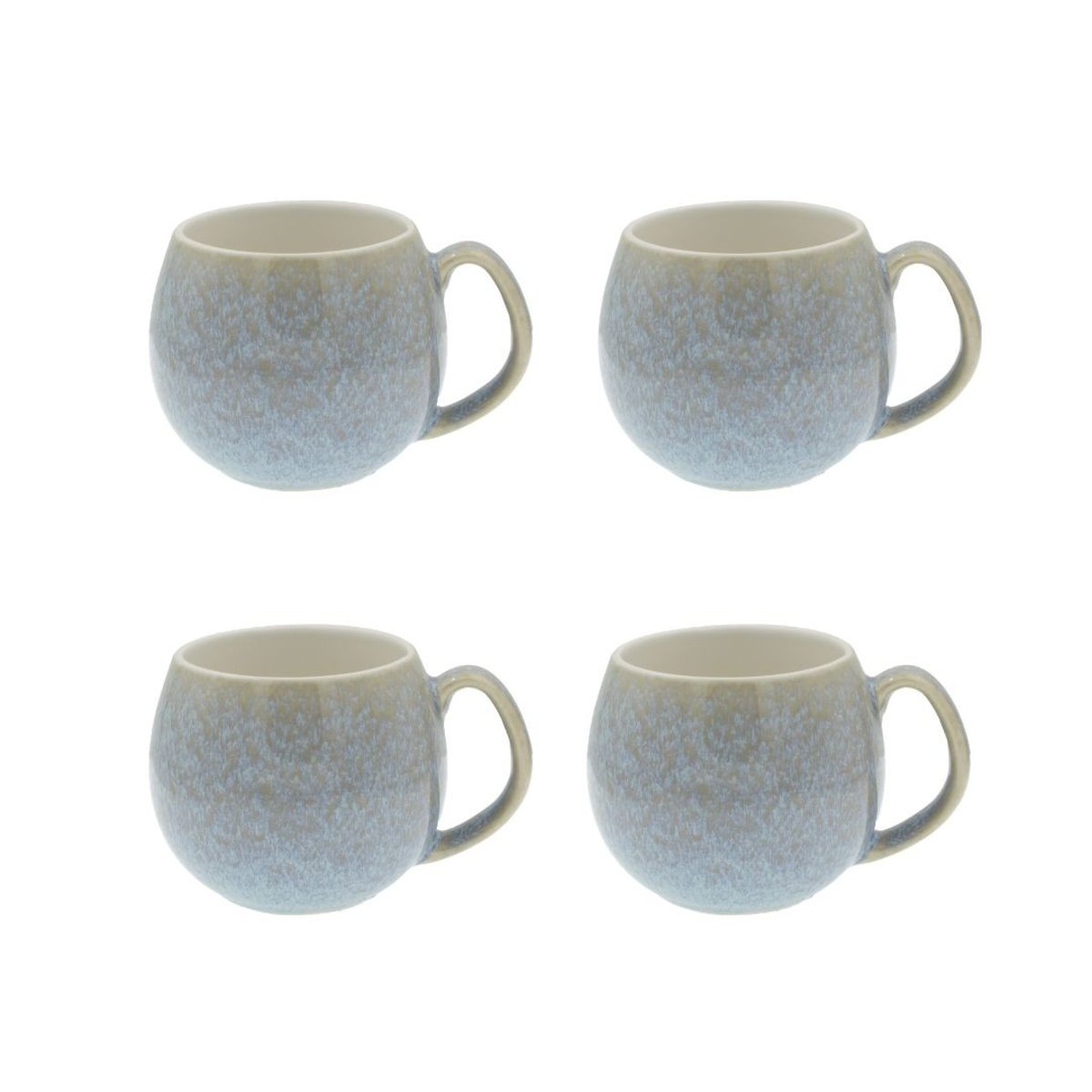 Lot de 4 tasses, BOREA bleu, ARTIME