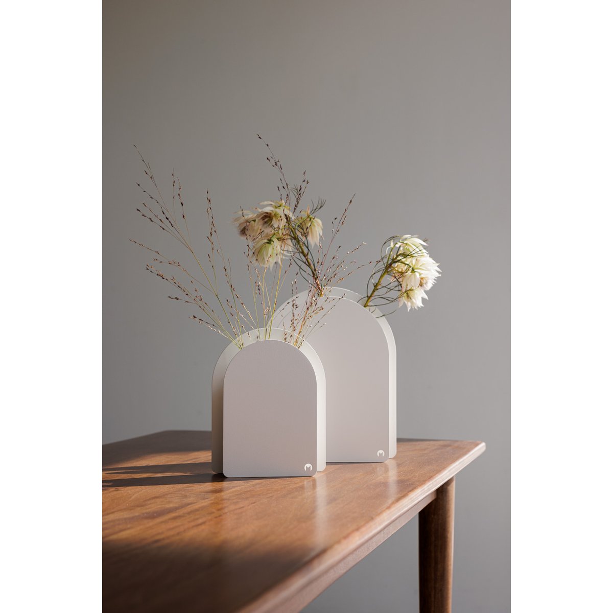 Vase FYONA L blanc, METALLBUDE