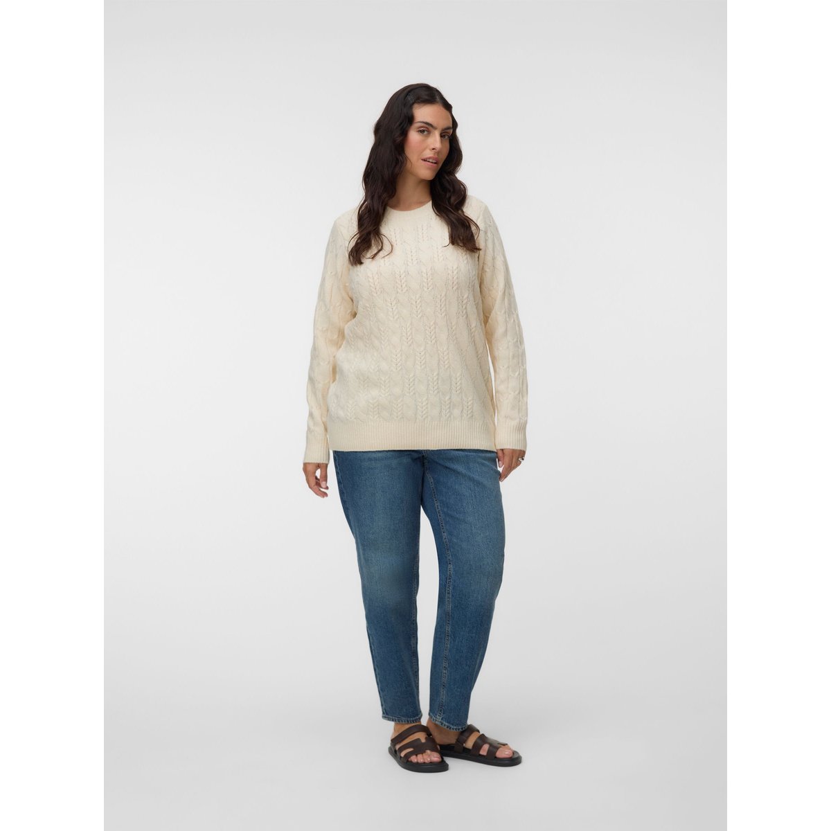 Pull En Maille birch, VERO MODA