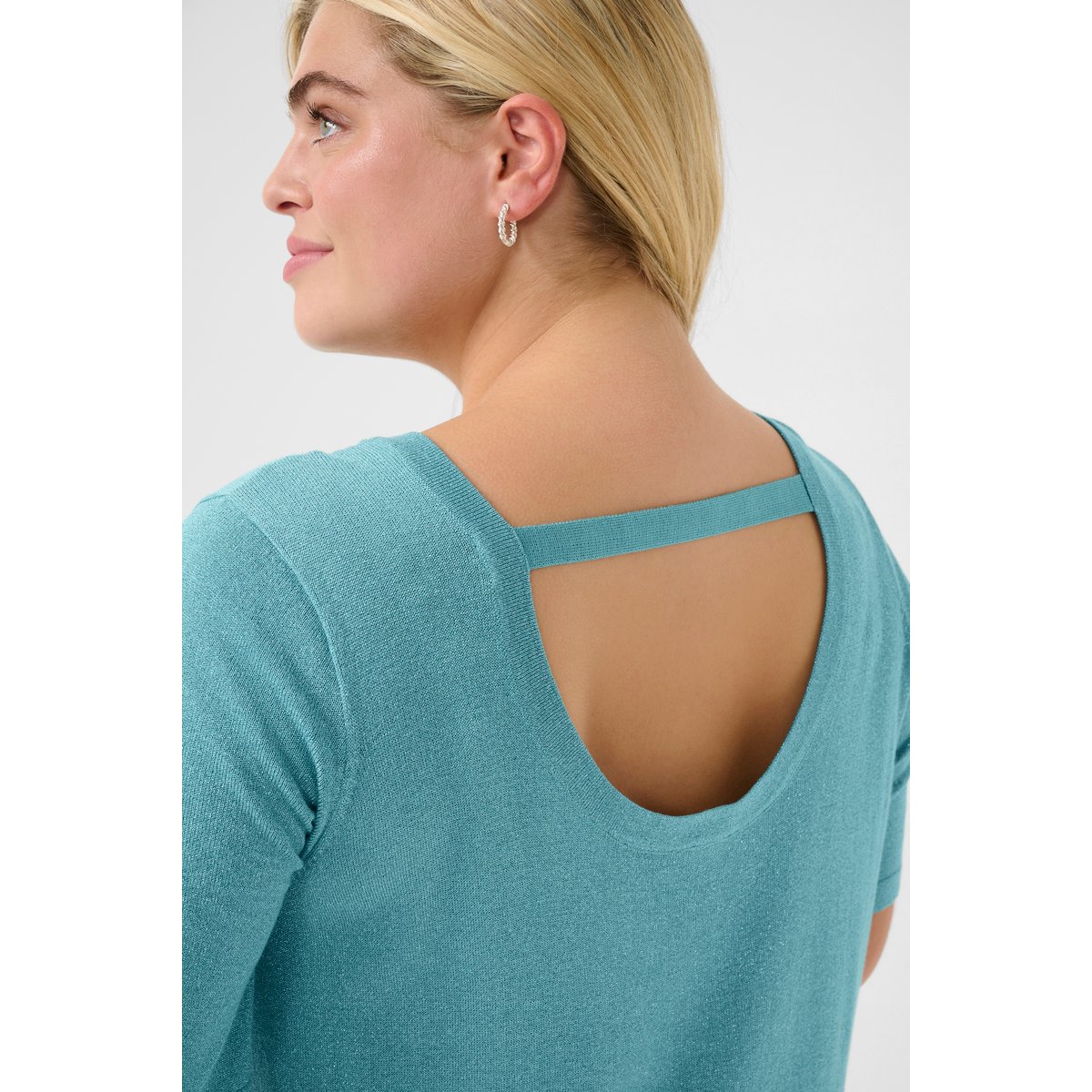 Dress bleu teal, KAFFE CURVE
