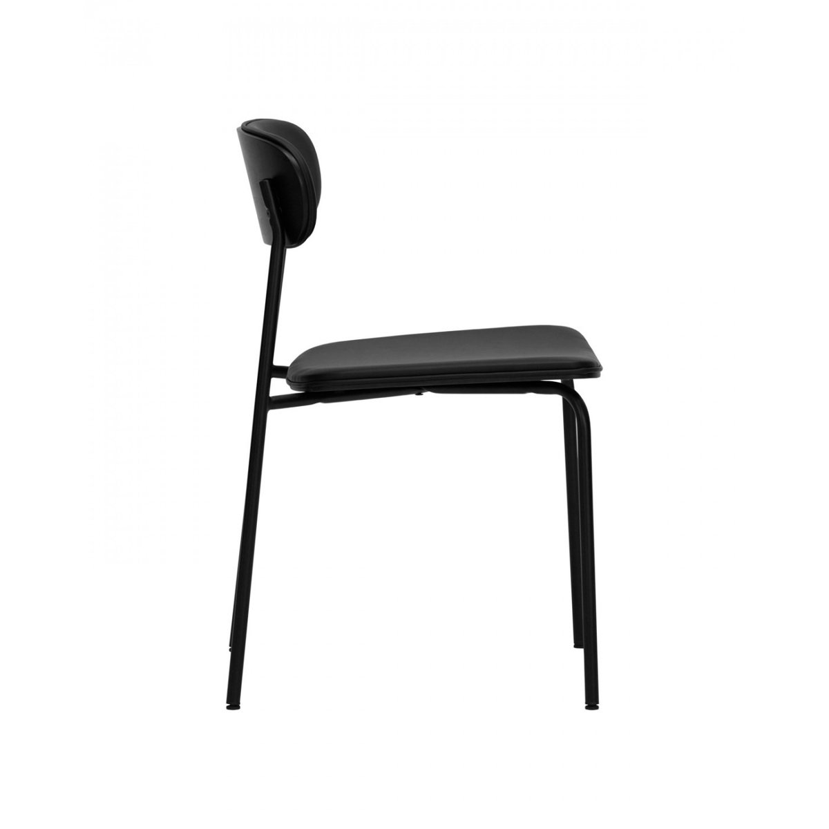 Lot de 2 chaises Pova noir, HOUSE DOCTOR