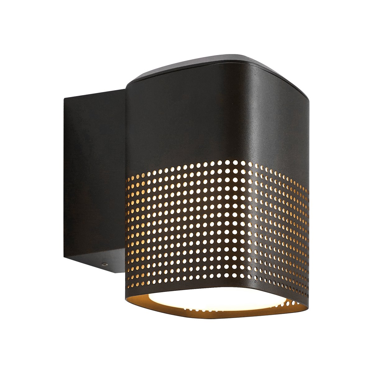 Applique murale extérieure déco adapté aux zones côtières en aluminium, SIDARA noir, NORDLUX
