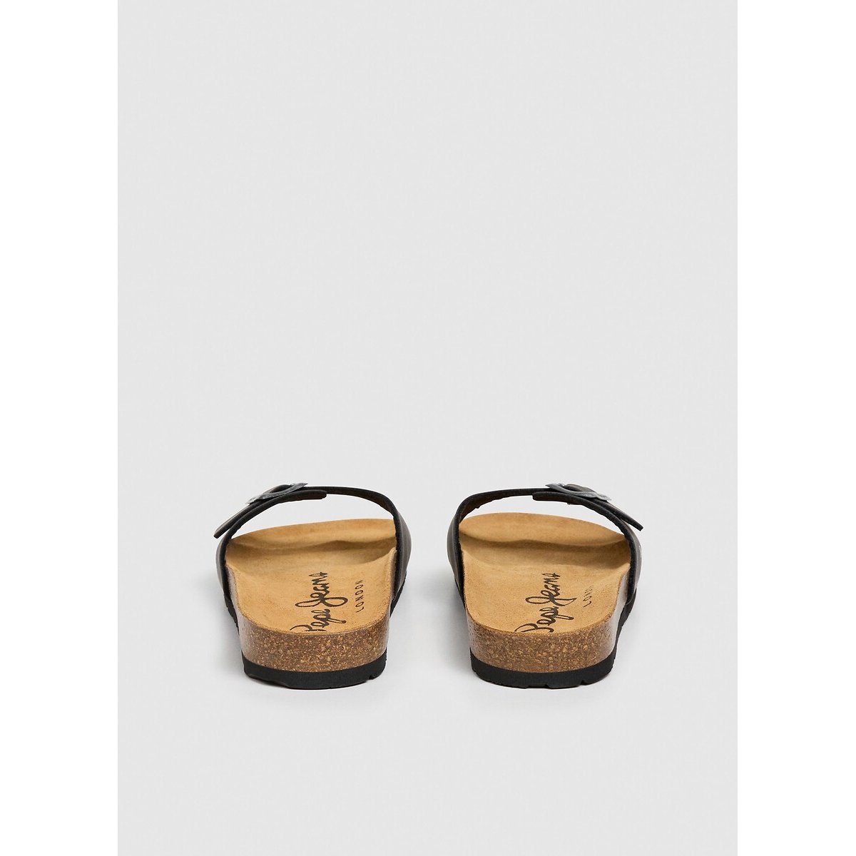 Chinelos com tira simples Bio Single Kansas preto , PEPE JEANS