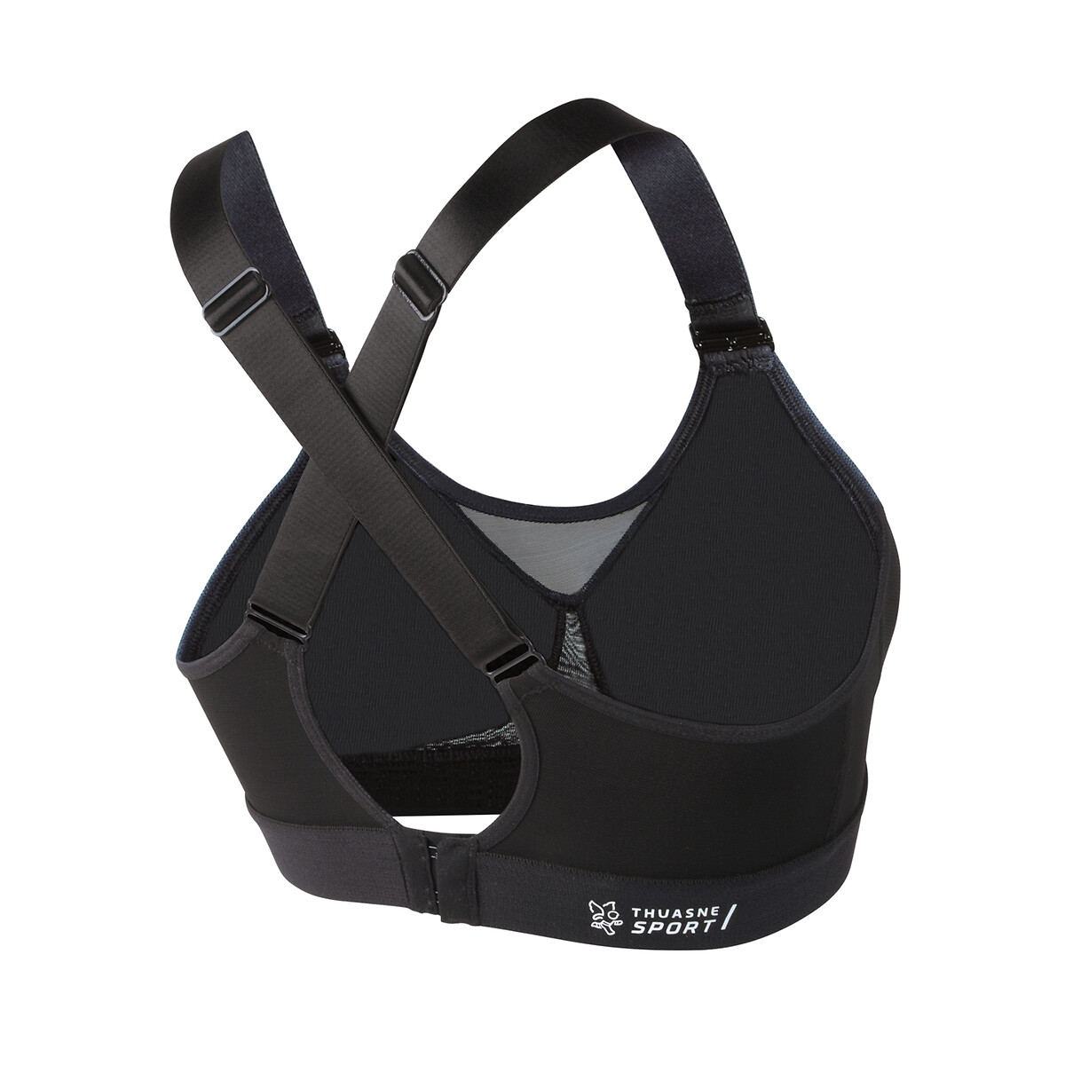 Power Up 4 Sports Bra black, THUASNE SPORT