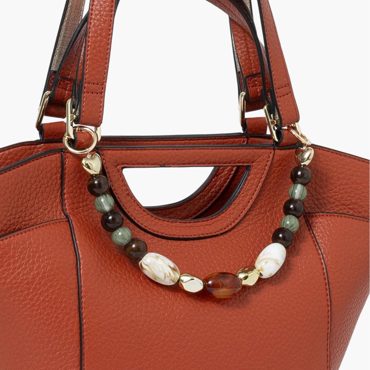 Sac shopper Stefie orange, LOLLIPOPS