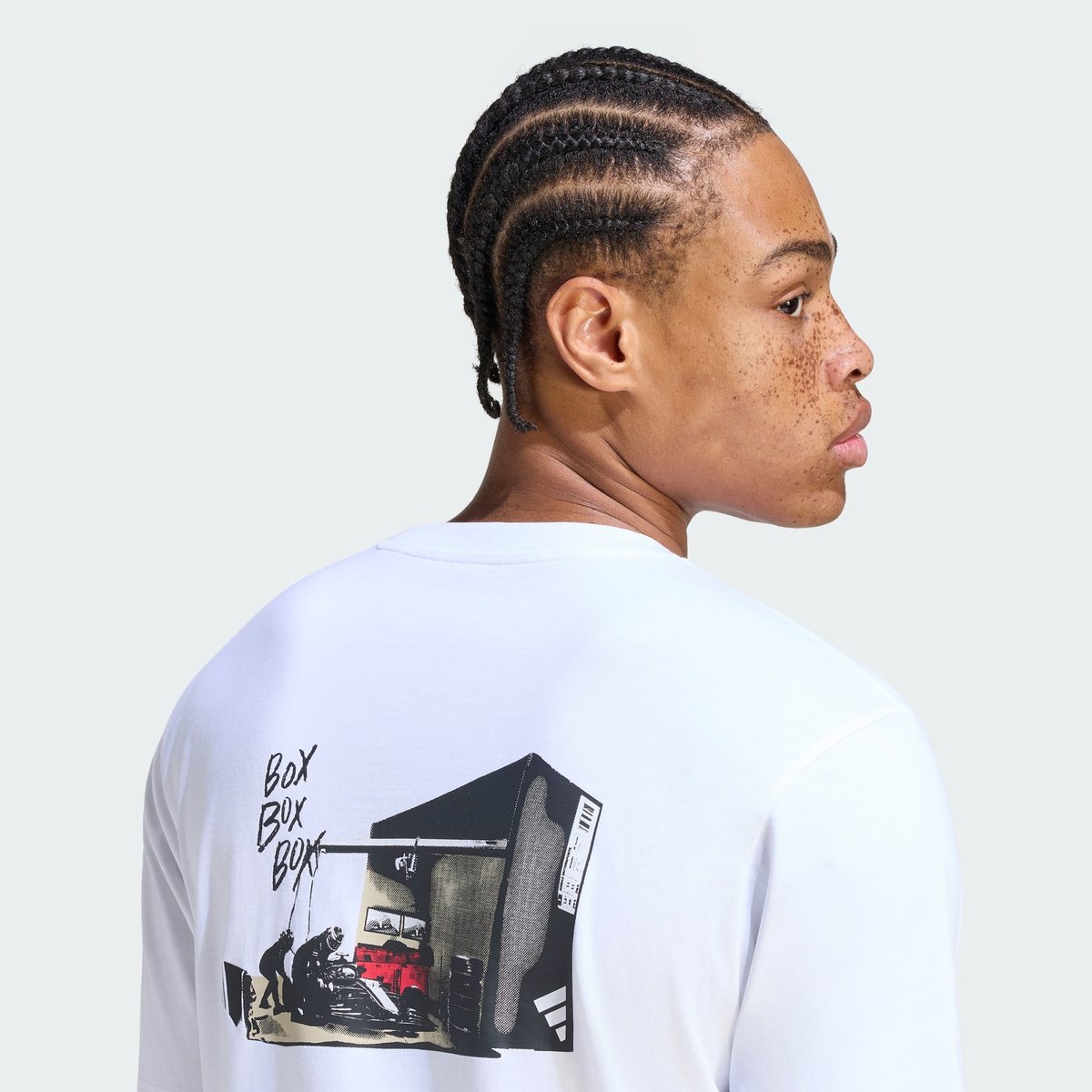 T-Shirt Graphique Motorsport Box 3 T-Shirt Graphique Motorsport Box 3 white, ADIDAS SPORTSWEAR