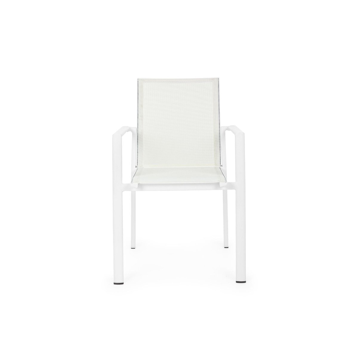 Table de jardin extensible 180/240 et 8 chaises empilables - AVIGNON blanc, HELLIN, DEPUIS 1862