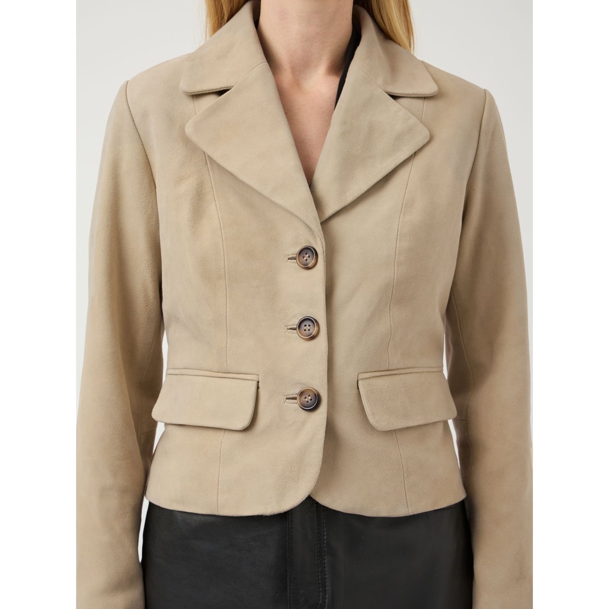 Veste blanc - pale khaki1, YAS