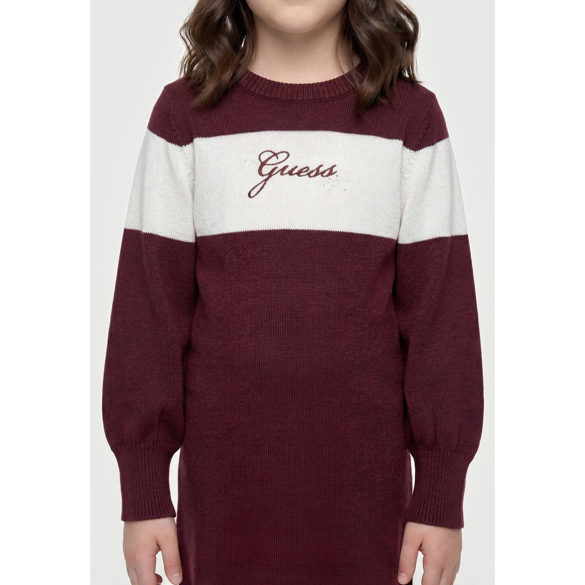 Robe Pull marron foncé, GUESS KIDS