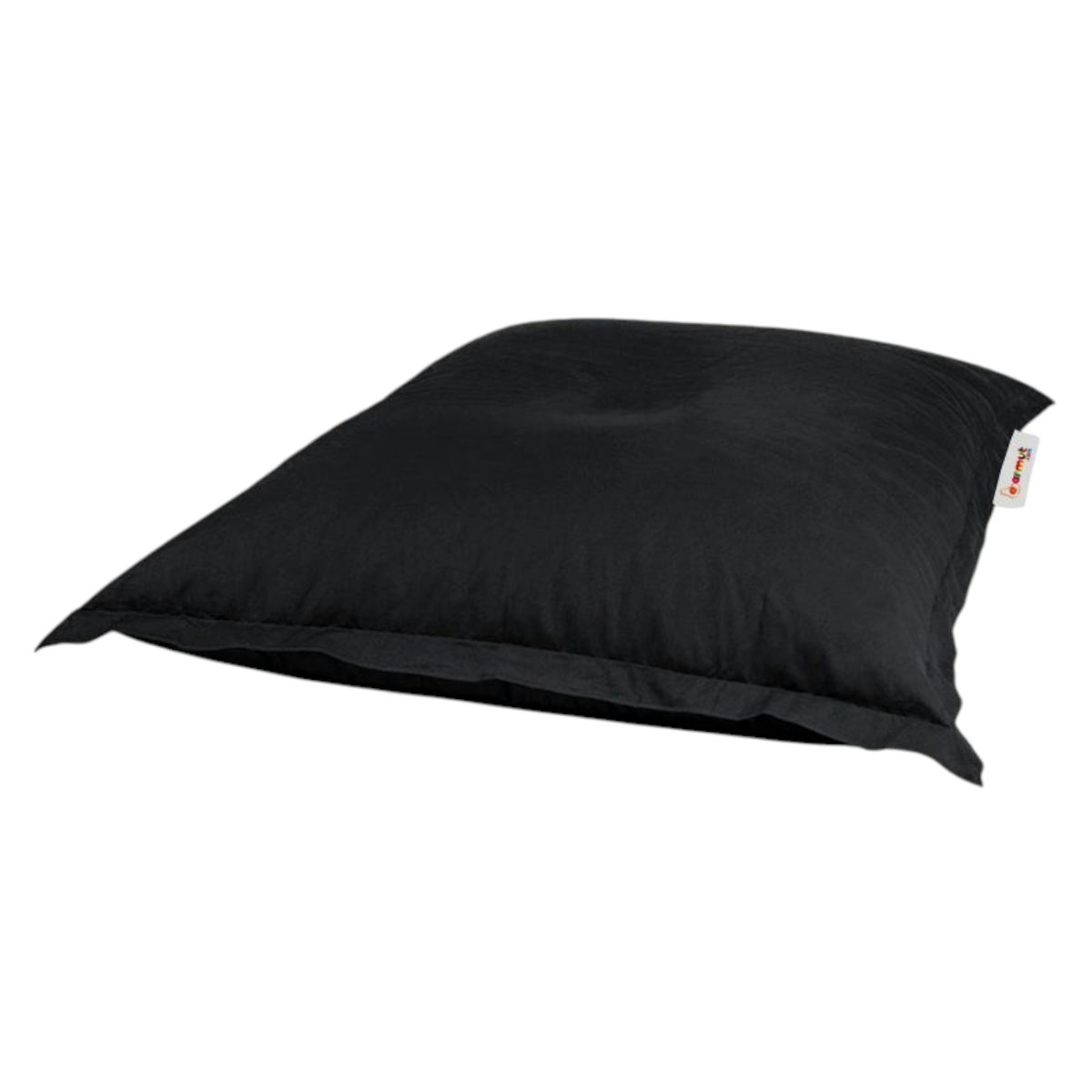 Coussin pouf de jardin 100x100 imperméable ARTA noir, PIER IMPORT