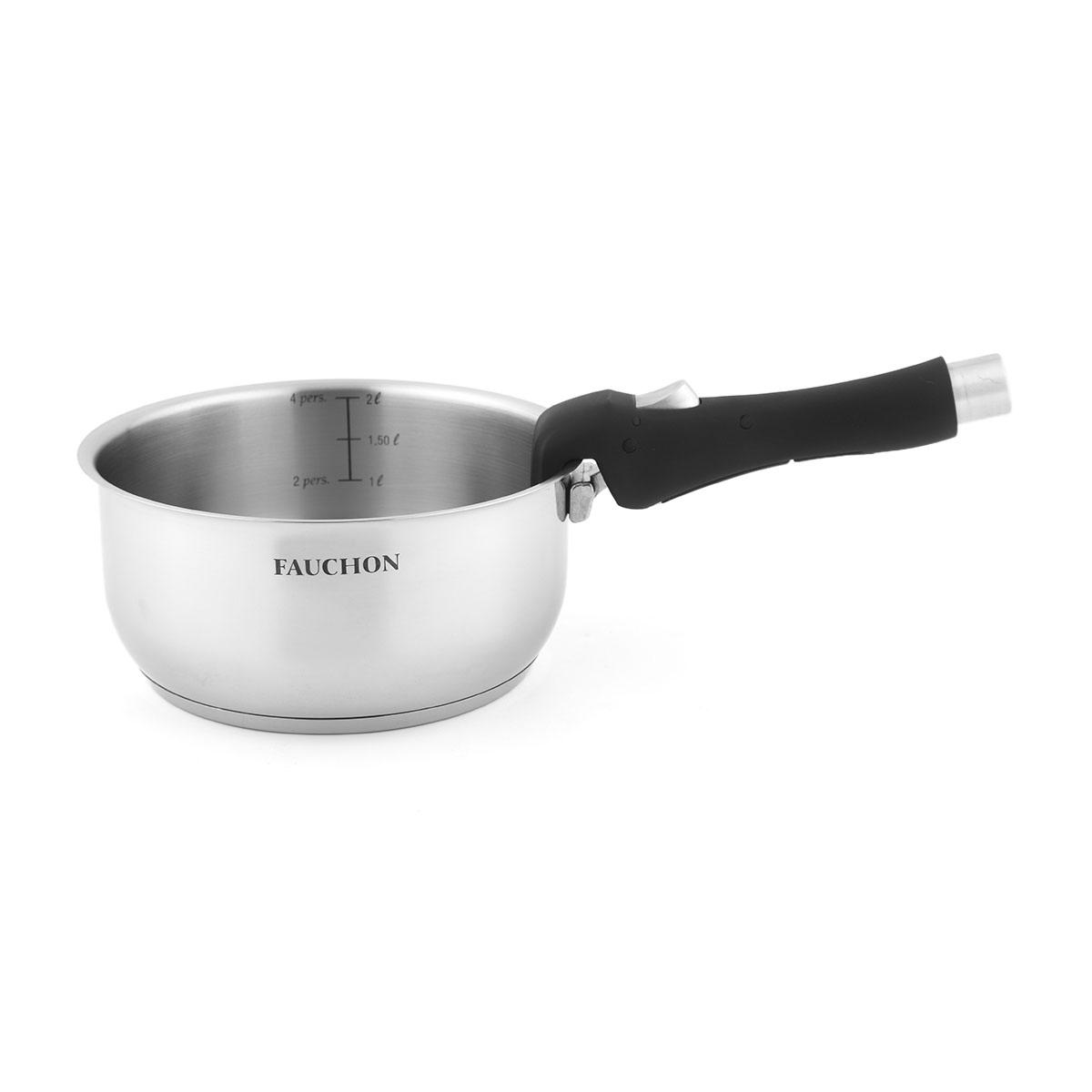 Set 7 pièces amovible inox 18/8 induction couleur unique, LAGUIOLE CUISSON