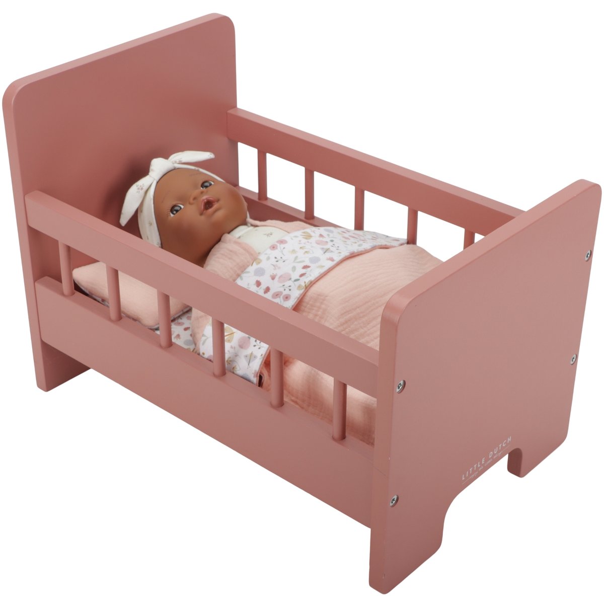 Poupée Noa rose, blanc, LITTLE DUTCH