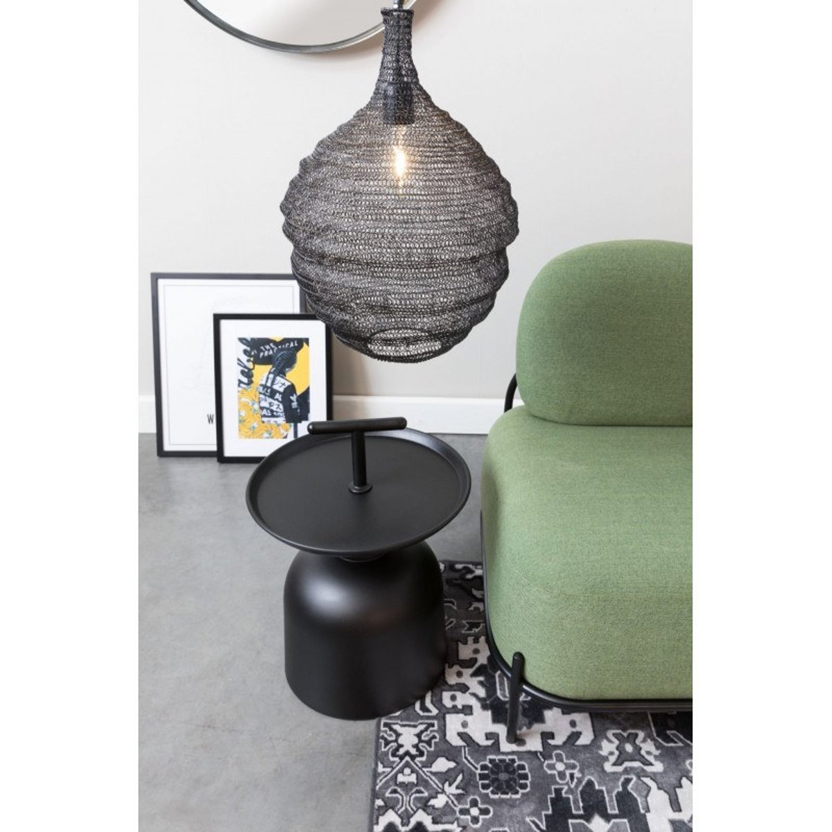 Lustre baroque en acrylique, LUSTER chrome, TRIO
