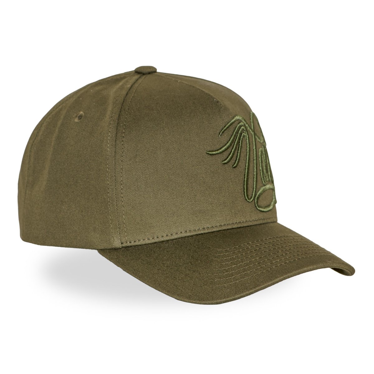 Casquette Baseball CHI kaki foncé, VON DUTCH