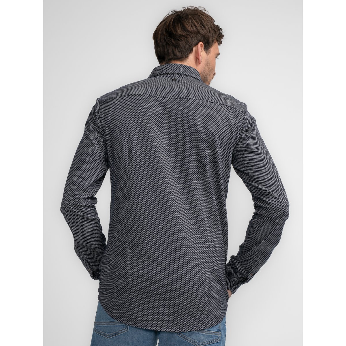Chemise en imprimé intégral port marron ecru, PETROL INDUSTRIES