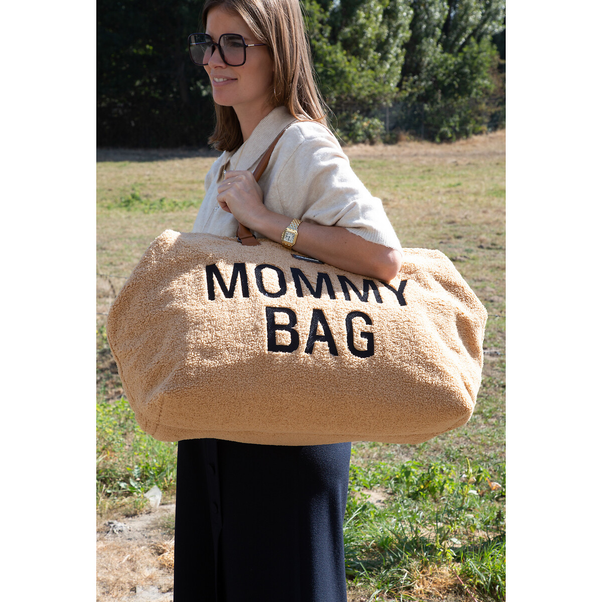 Sac mommy bag large beige, CHILDHOME
