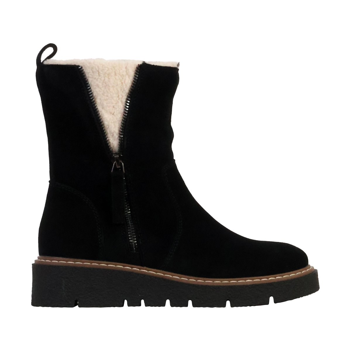 Bottines Cuir Alénoa noir, THE DIVINE FACTORY