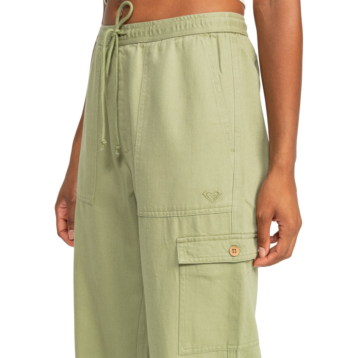 Pantalon Cargo PRECIOUS. vert oil green, ROXY