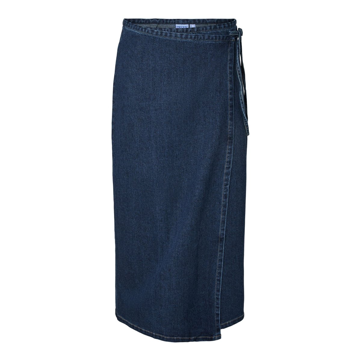 Jupe En Jean dark blue denim, PIECES