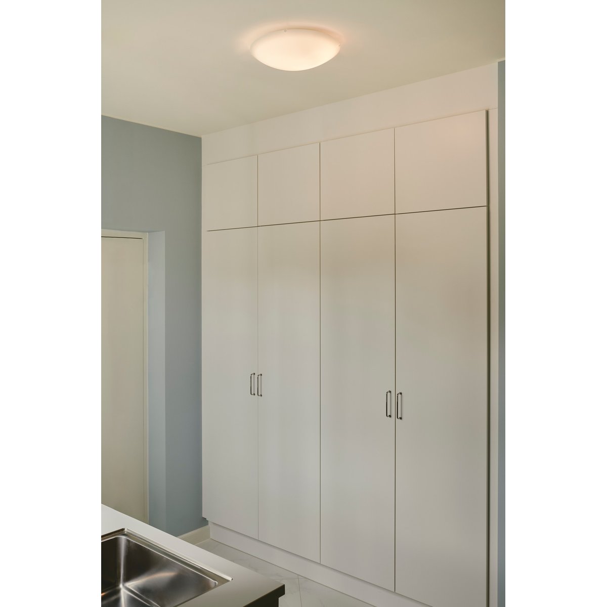 Plafonnier rond en verre, STANDARD blanc, NORDLUX