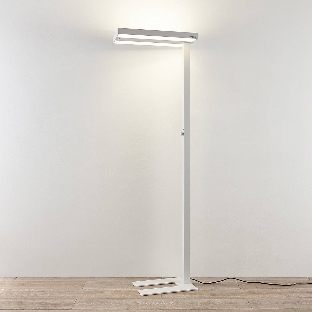 Lampadaires de bureau en aluminium moderneLED blanc (ral 9003), ARCCHIO