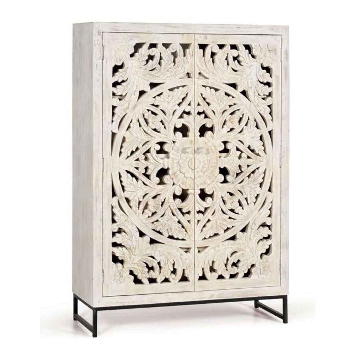 Armoire - POMÉLINE blanc, DECORATION D’AUTREFOIS