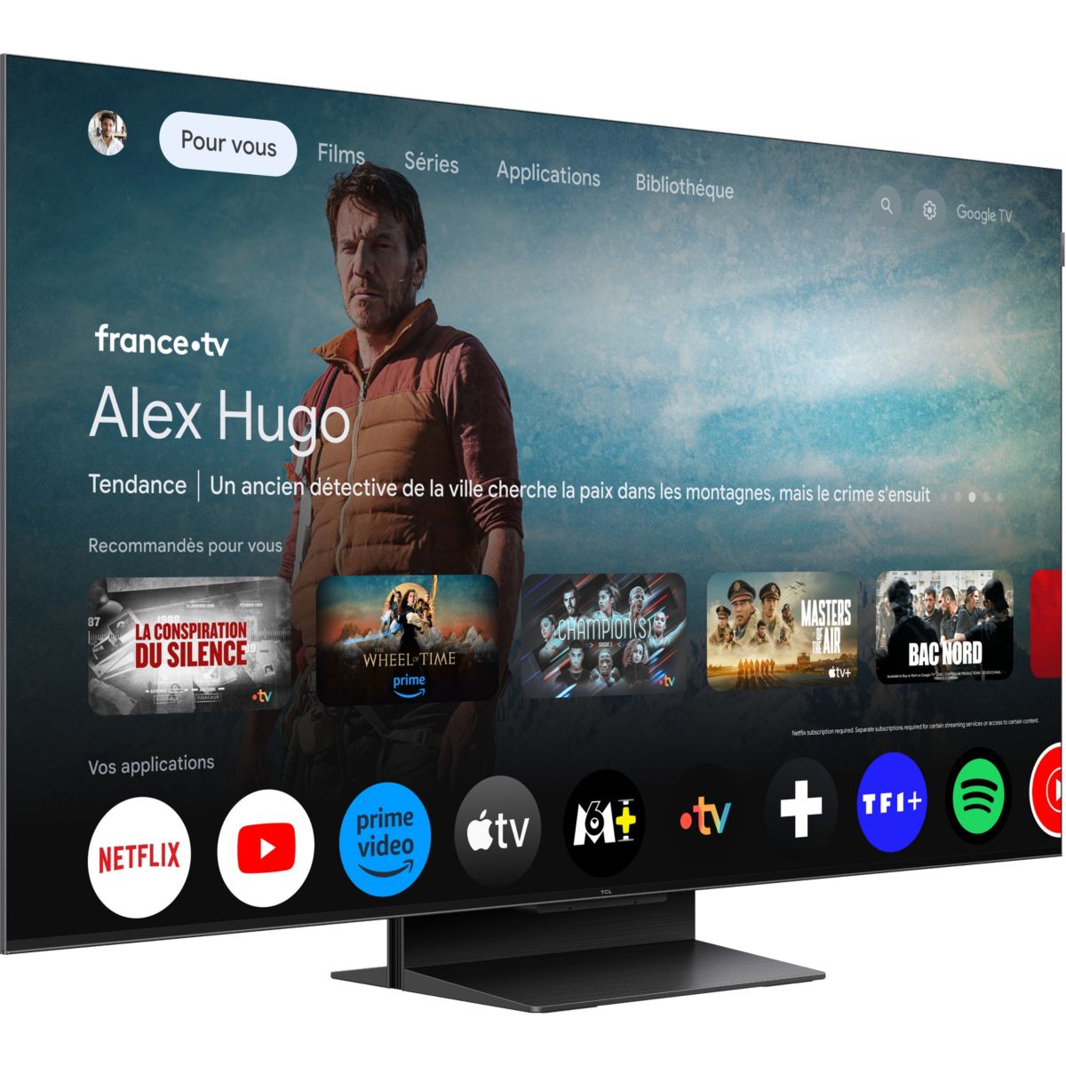 TV Mini LED 50C79K (2025) 50" (126 cm) - Google TV couleur unique, TCL